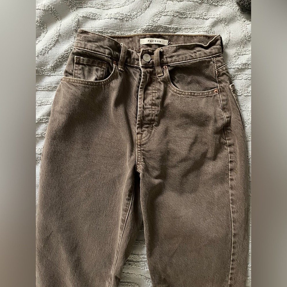 brown pacsun dad jeans